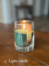 Load image into Gallery viewer, Christmas Sand Wax Candle Bundle - Green