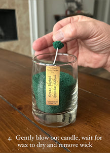 Christmas Sand Wax Candle Bundle - Green