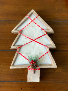 Christmas Tree Dough Bowl - 5-wicks - Christmas Tree scent